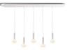 Koncept Combi Matte White Linear Island Pendant