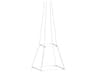Koncept Z-bar Matte White LED Geometric Linear Pendant