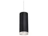 Kuzco Lighting Cameo Black Cylinder Mini Pendant