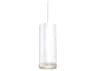 Kuzco Lighting Cameo White Cylinder Mini Pendant