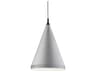 Kuzco Lighting Dorothy 1-Light Brushed Nickel Black Pendant