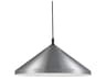 Kuzco Lighting Dorothy 1-Light Brushed Nickel Black Pendant