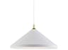 Kuzco Lighting Dorothy 1-Light White Gold Pendant