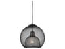 Kuzco Lighting Gibraltar 1-Light Black Globe Mini Pendant