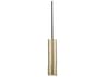 Kuzco Lighting Milca 1-Light Gold Cylinder Mini Pendant