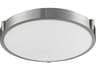Kuzco Lighting Floyd Brushed Nickel Round Flush Mount