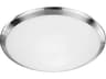 Kuzco Lighting Malta 2-Light Brushed Nickel Round Flush Mount