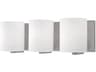 Kuzco Lighting Bridgewater 3-Light Brushed Nickel Vanity Light