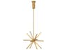 Kuzco Lighting Sirius Minor Brushed Gold Sputnik Chandelier