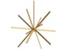Kuzco Lighting Sirius Brushed Gold Sputnik Chandelier