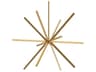 Kuzco Lighting Sirius Brushed Gold Sputnik Chandelier