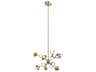 Kuzco Lighting Geode Brushed Gold Sputnik Chandelier