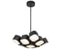 Kuzco Lighting Arena Black Geometric Pendant