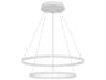 Kuzco Lighting Cerchio White Round Chandelier