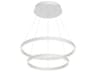 Kuzco Lighting Cerchio White Round Chandelier