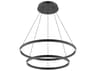 Kuzco Lighting Cerchio Black Round Chandelier