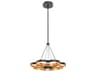 Kuzco Lighting Maestro Black Gold Geometric Chandelier