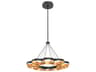 Kuzco Lighting Maestro Black Gold Geometric Chandelier