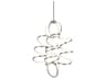 Kuzco Lighting Synergy Antique Silver Chandelier