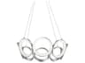 Kuzco Lighting Oros Antique Silver Round Chandelier