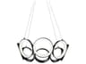 Kuzco Lighting Oros Black Round Chandelier