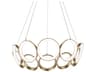 Kuzco Lighting Oros Antique Brass Round Chandelier