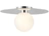Kuzco Lighting Elixir Chrome Globe Flush Mount