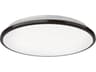Kuzco Lighting Brook Black Round Flush Mount