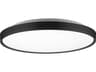 Kuzco Lighting Brunswick Black Round Flush Mount
