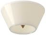 Kuzco Lighting Holt Brushed Gold Round Flush Mount