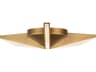 Kuzco Lighting Tachi Vintage Brass Geometric Flush Mount