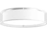 Kuzco Lighting Dalton White Organza Drum Flush Mount