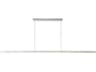 Kuzco Lighting Vega Brushed Nickel Linear Island Pendant