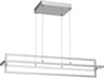 Kuzco Lighting Mondrian Brushed Nickel Geometric Linear Island Pendant