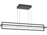 Kuzco Lighting Mondrian Black Geometric Linear Island Pendant