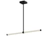 Kuzco Lighting Blade Black Linear Island Pendant