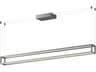 Kuzco Lighting Plaza Brushed Nickel Geometric Linear Island Pendant