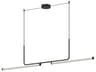 Kuzco Lighting Vesper Black Linear Island Pendant
