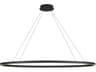 Kuzco Lighting Ovale Black Linear Island Pendant