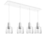 Kuzco Lighting Samson 4-Light White Island Pendant