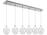 Kuzco Lighting Victoria 6-Light Chrome Island Pendant