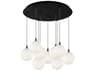 Kuzco Lighting Bolla 9-Light Black Globe Pendant