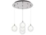 Kuzco Lighting Bolla 5-Light Chrome Globe Pendant