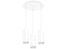 Kuzco Lighting Cameo 3-Light White Cylinder Mini Pendant