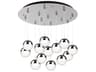 Kuzco Lighting Pluto 13-Light Chrome Globe Pendant