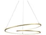 Kuzco Lighting Twist Antique Brass Pendant