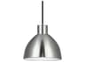 Kuzco Lighting Chroma Brushed Nickel Dome Pendant