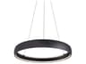 Kuzco Lighting Halo Black Round Pendant