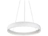 Kuzco Lighting Halo White Round Pendant