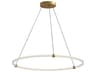 Kuzco Lighting Bruni Brushed Gold Round Pendant